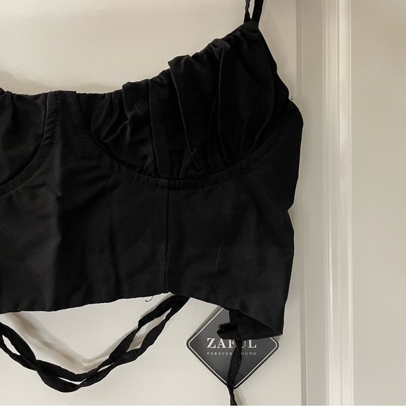 Zaful NWT Corset Crop Top - Picture 4 of 5